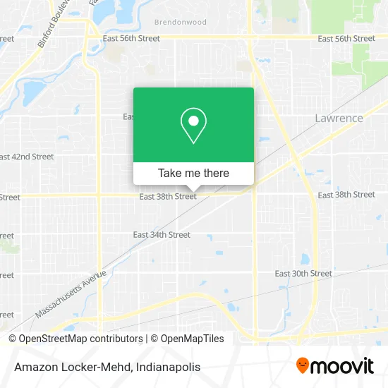 Amazon Locker-Mehd map
