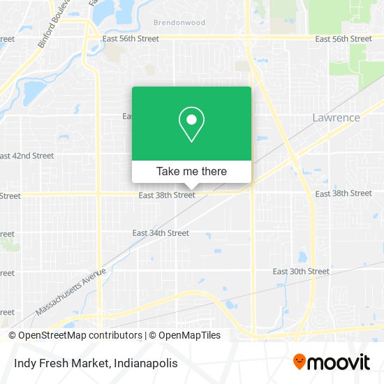 Indy Fresh Market map