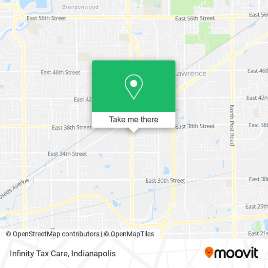 Infinity Tax Care map