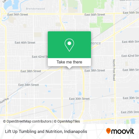 Lift Up Tumbling and Nutrition map