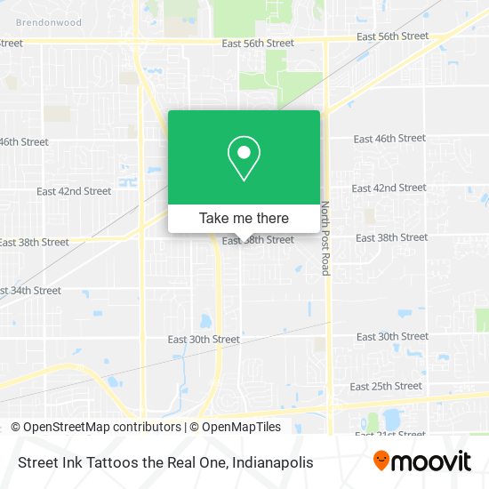 Street Ink Tattoos the Real One map