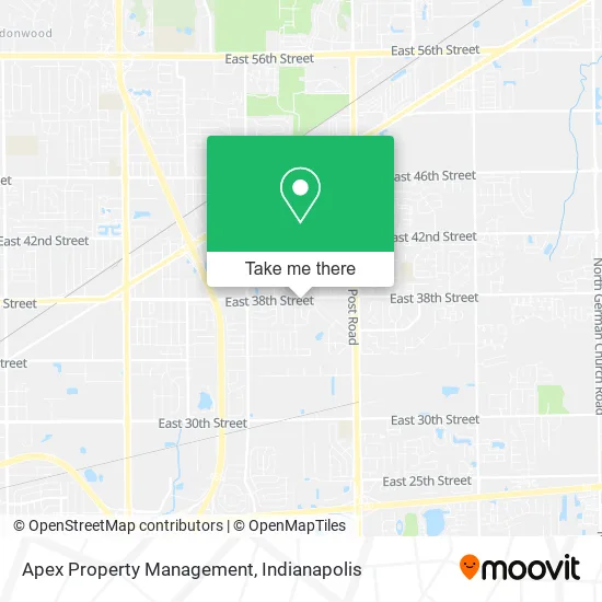 Apex Property Management map