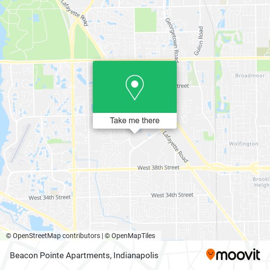 Mapa de Beacon Pointe Apartments