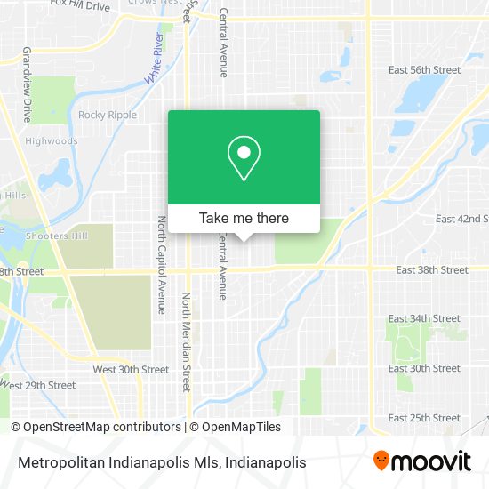 Metropolitan Indianapolis Mls map