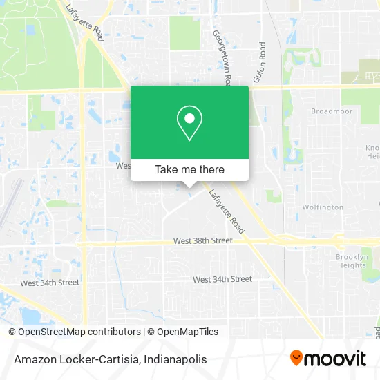 Amazon Locker-Cartisia map