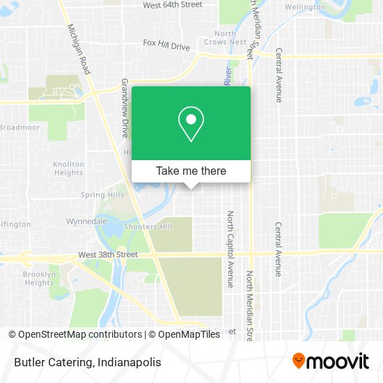 Butler Catering map