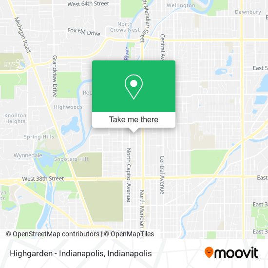 Highgarden - Indianapolis map
