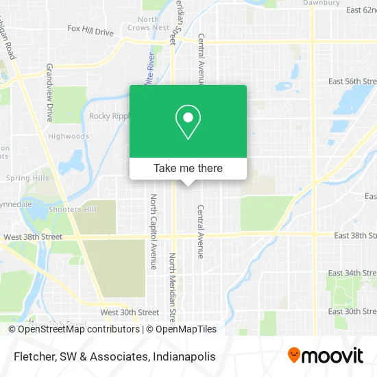 Fletcher, SW & Associates map