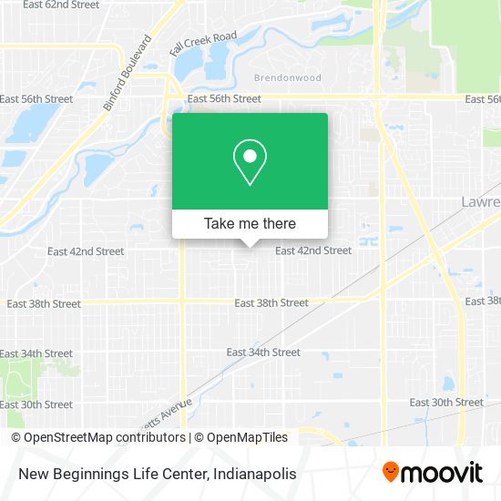 Mapa de New Beginnings Life Center