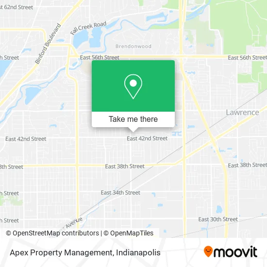 Apex Property Management map