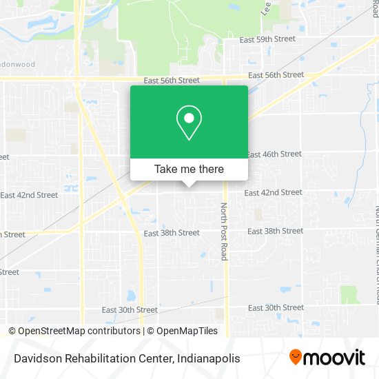 Mapa de Davidson Rehabilitation Center