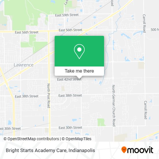 Bright Starts Academy Care map