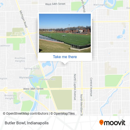 Butler Bowl map