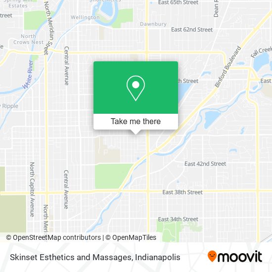 Skinset Esthetics and Massages map