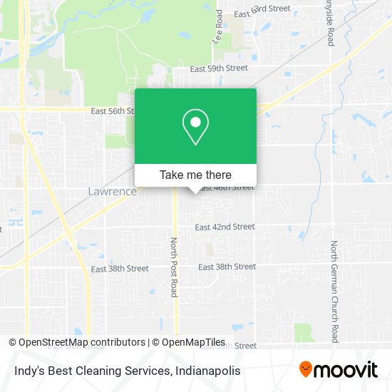 Indy's Best Cleaning Services map