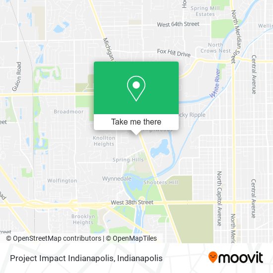 Project Impact Indianapolis map