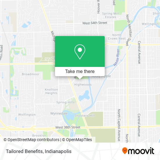 Mapa de Tailored Benefits