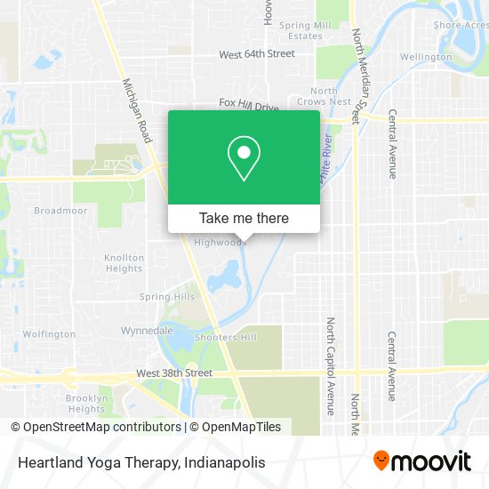Mapa de Heartland Yoga Therapy