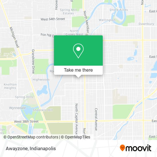 Awayzone map