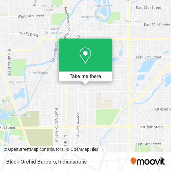 Mapa de Black Orchid Barbers