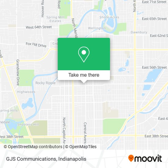GJS Communications map