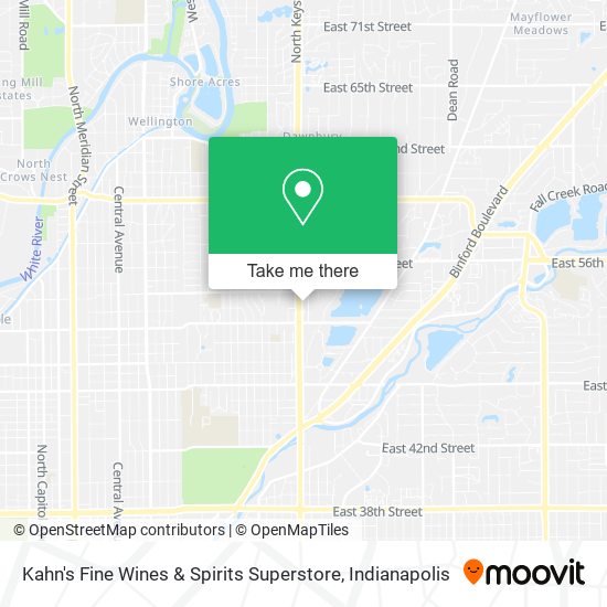Mapa de Kahn's Fine Wines & Spirits Superstore