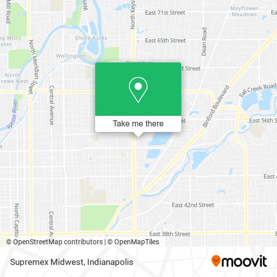 Mapa de Supremex Midwest