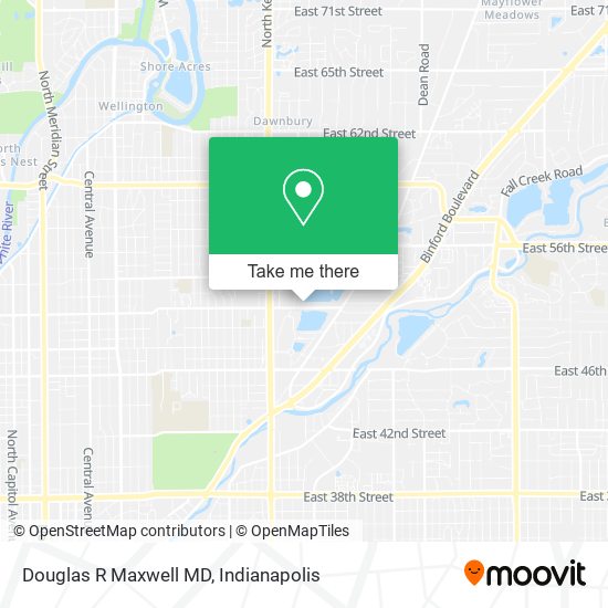 Douglas R Maxwell MD map