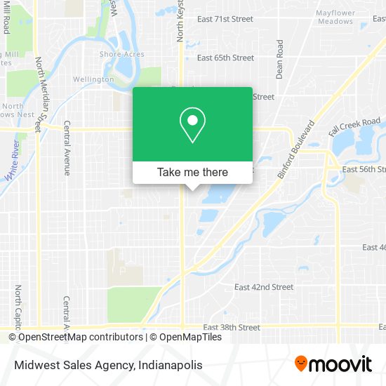 Mapa de Midwest Sales Agency