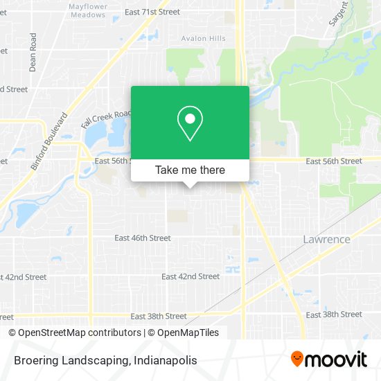 Broering Landscaping map
