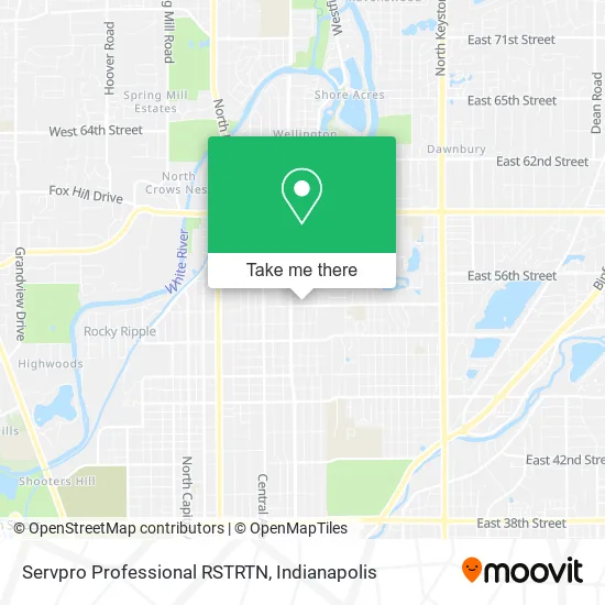 Servpro Professional RSTRTN map