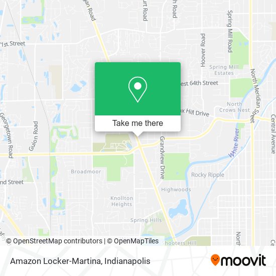 Amazon Locker-Martina map