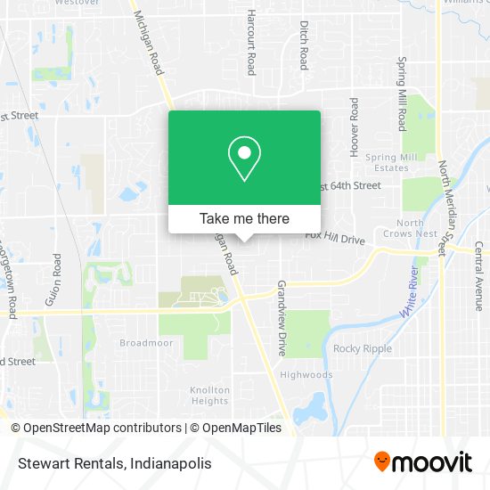 Stewart Rentals map