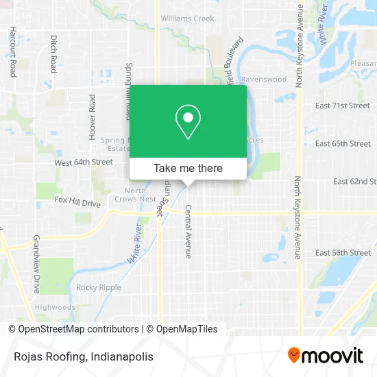 Rojas Roofing map