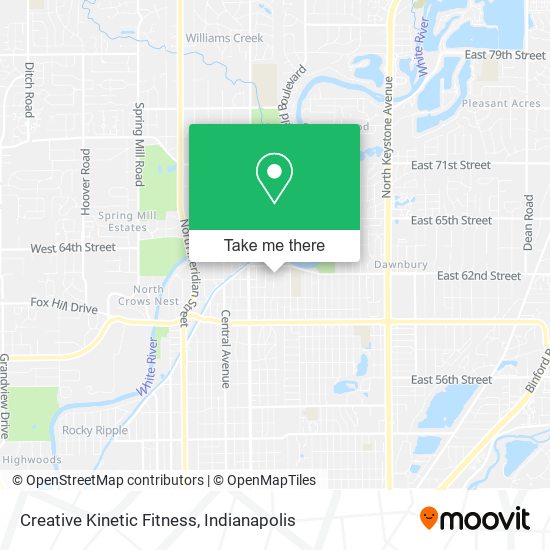 Mapa de Creative Kinetic Fitness
