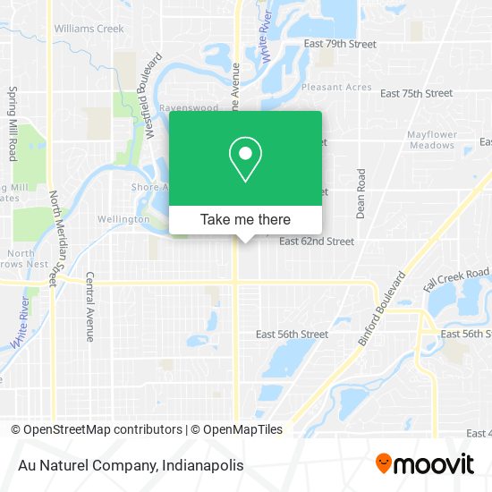 Au Naturel Company map