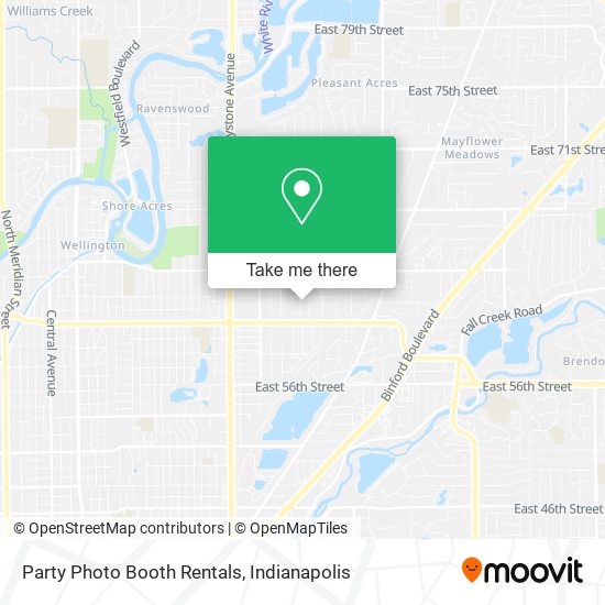 Mapa de Party Photo Booth Rentals