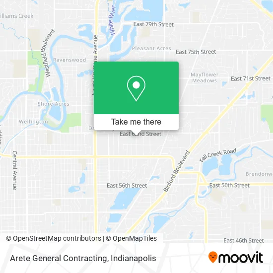 Arete General Contracting map
