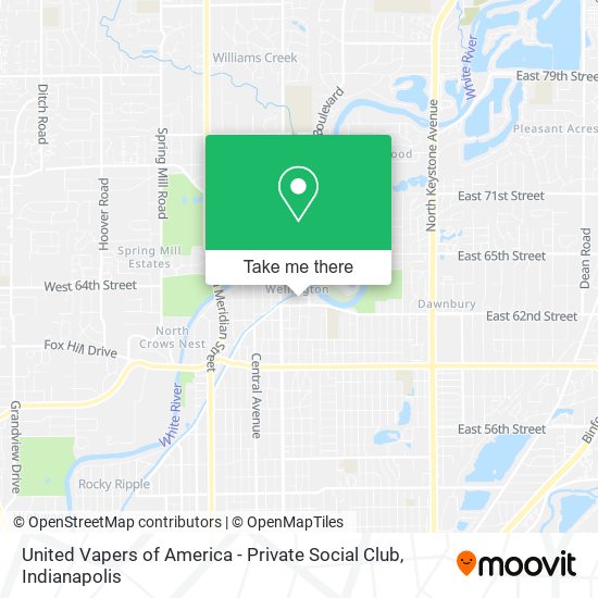 United Vapers of America - Private Social Club map