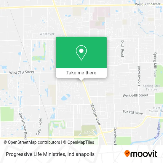 Progressive Life Ministries map