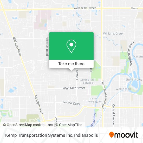 Mapa de Kemp Transportation Systems Inc