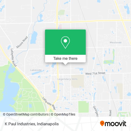 K Paul Industries map