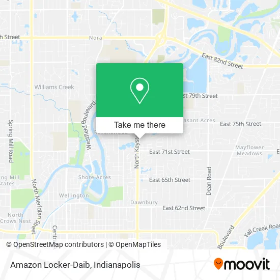 Mapa de Amazon Locker-Daib