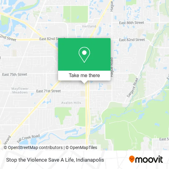 Stop the Violence Save A Life map