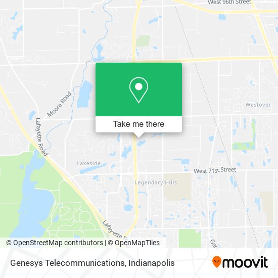 Genesys Telecommunications map