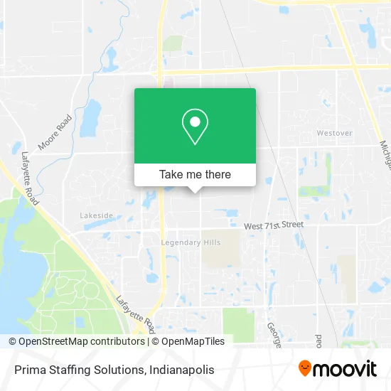 Prima Staffing Solutions map