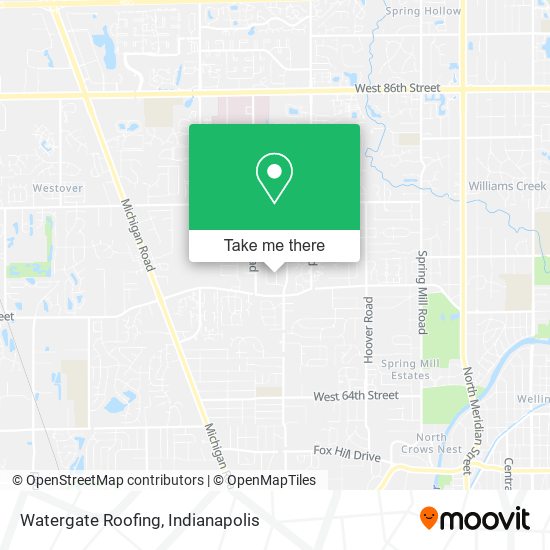 Watergate Roofing map