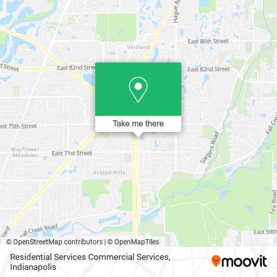 Mapa de Residential Services Commercial Services