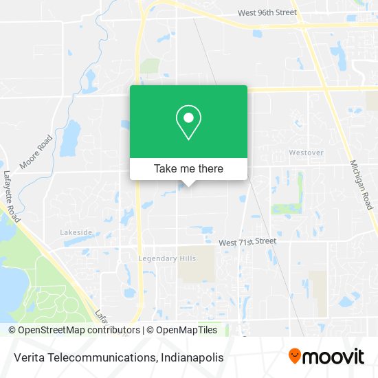 Mapa de Verita Telecommunications