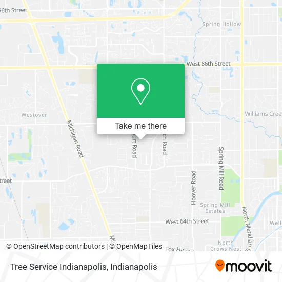 Tree Service Indianapolis map